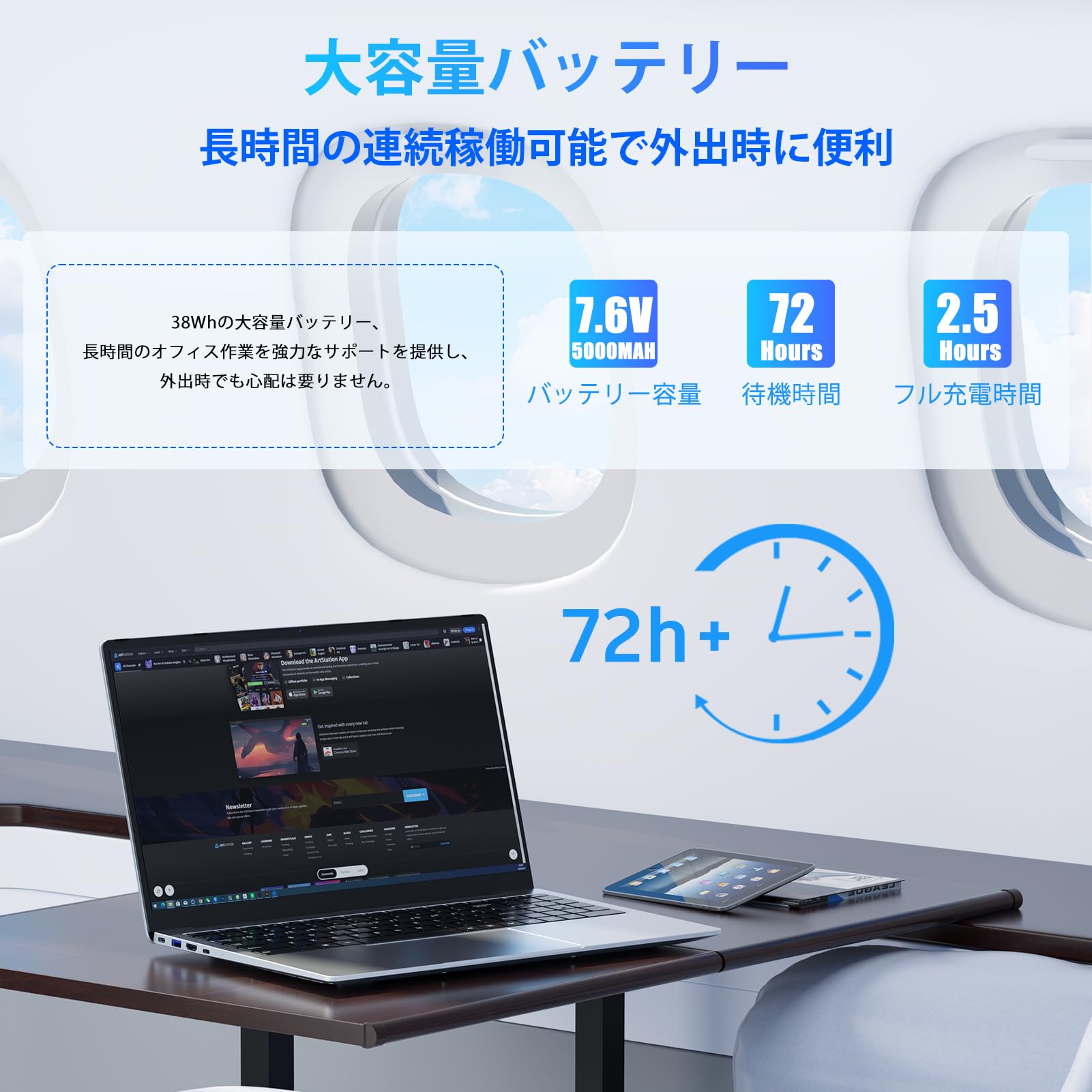 ACEMAGIC ノートパソコン 15.6インチ N95 16GB 512GB SSD Windows 11